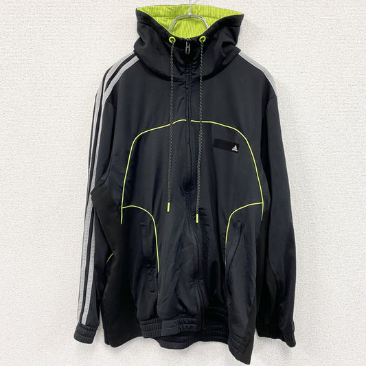 adidas　アディダス　トラックジャケット/フルジップジャージパーカー　黒　ブラック　Mサイズ