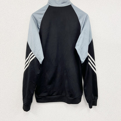 adidas　アディダス　トラックジャケット/ジャージ　パフォーマンスロゴ　黒　ブラック　Sサイズ