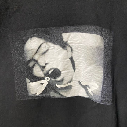 古着 used　puma プーマ　by Rihanna　長袖グラフィックスウェット　トレーナー　プリント　黒　ブラック　Lサイズ