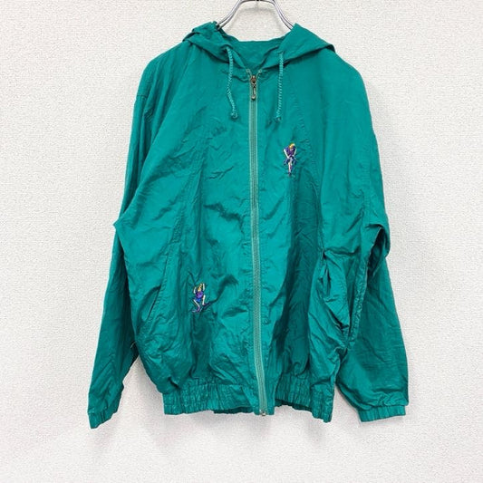 ～90s　SMITH COMPANY　フルジップナイロンパーカー　ヴィンテージ　緑　グリーン　Mサイズ