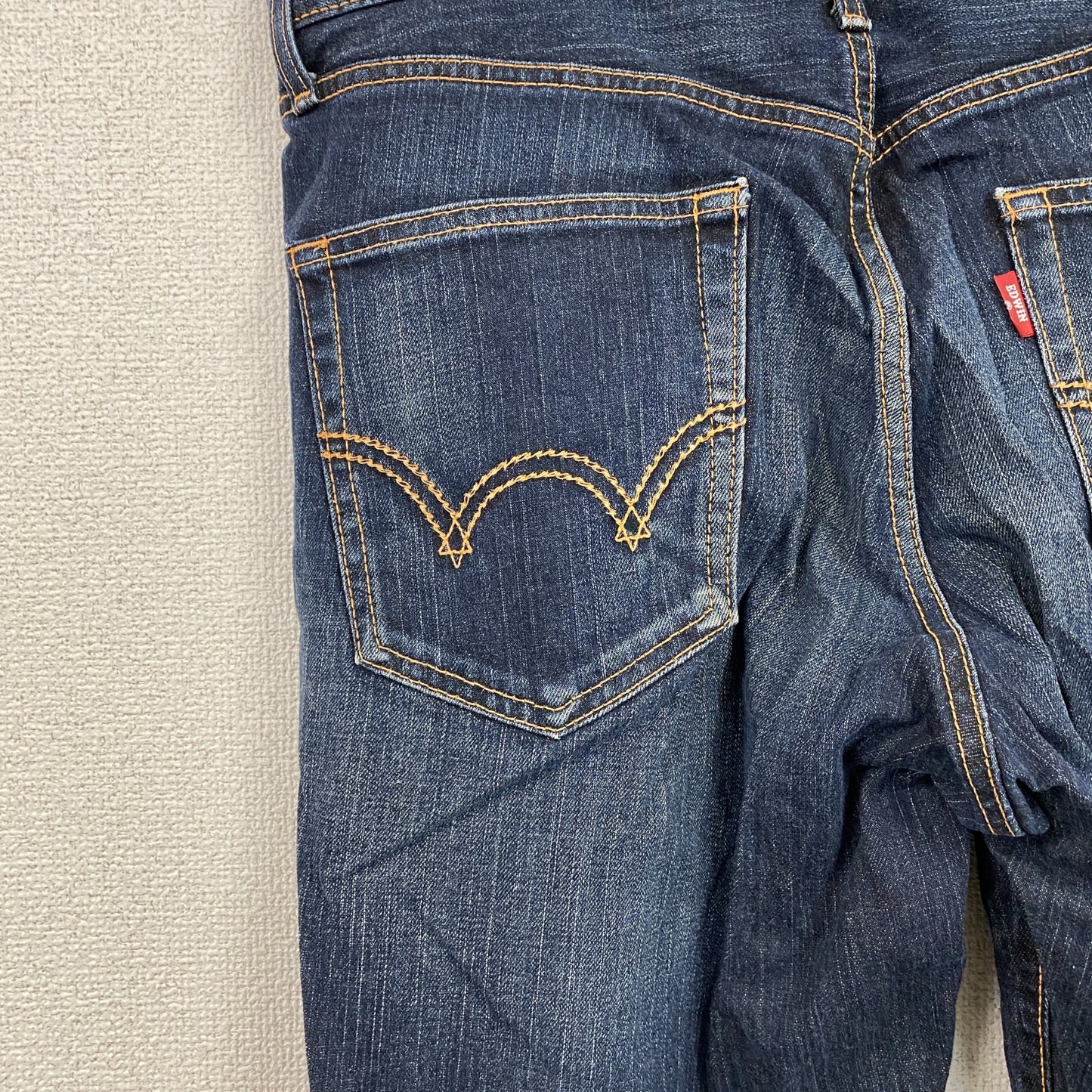 EDWIN 　エドウィン　504　デニムパンツ/ジーンズ　鬼ヒゲ　縦落ち　ジップフライ　インディゴ　34サイズ