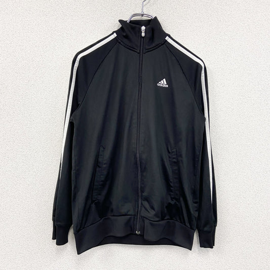 adidas　アディダス　トラックジャケット/ジャージ　パフォーマンスロゴ　黒　ブラック　Lサイズ