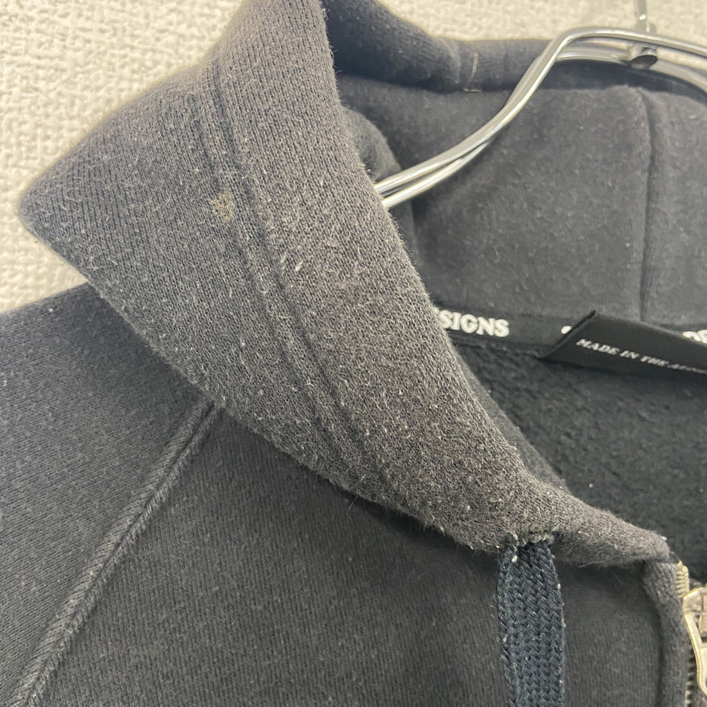 T&C Surf Designs　フルジップパーカー/フーディー　黒　ブラック　XLサイズ