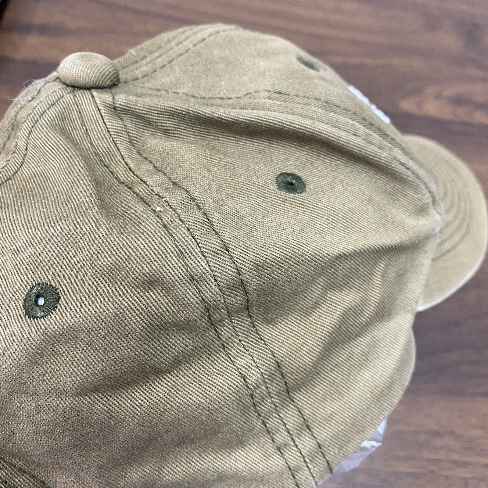 ALPHA INDUSTRIES　アルファインダストリーズ　キャップ　アーチプリント　4連プリント　刺繍ロゴ　ベージュ　57～59サイズ