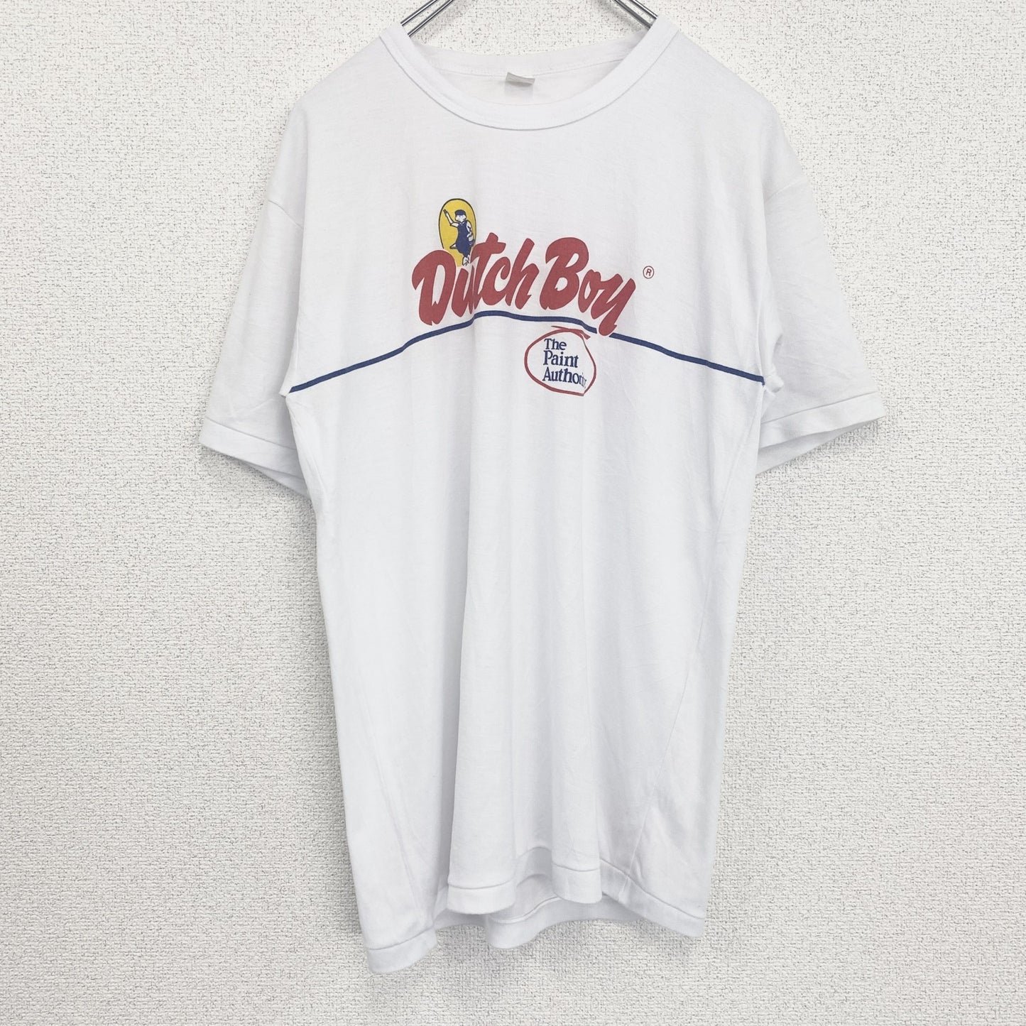古着 used　Douth Boy　半袖プリントTシャツ　シングルステッチ　クルーネック　ヴィンテージ　白　ホワイト　Lサイズ