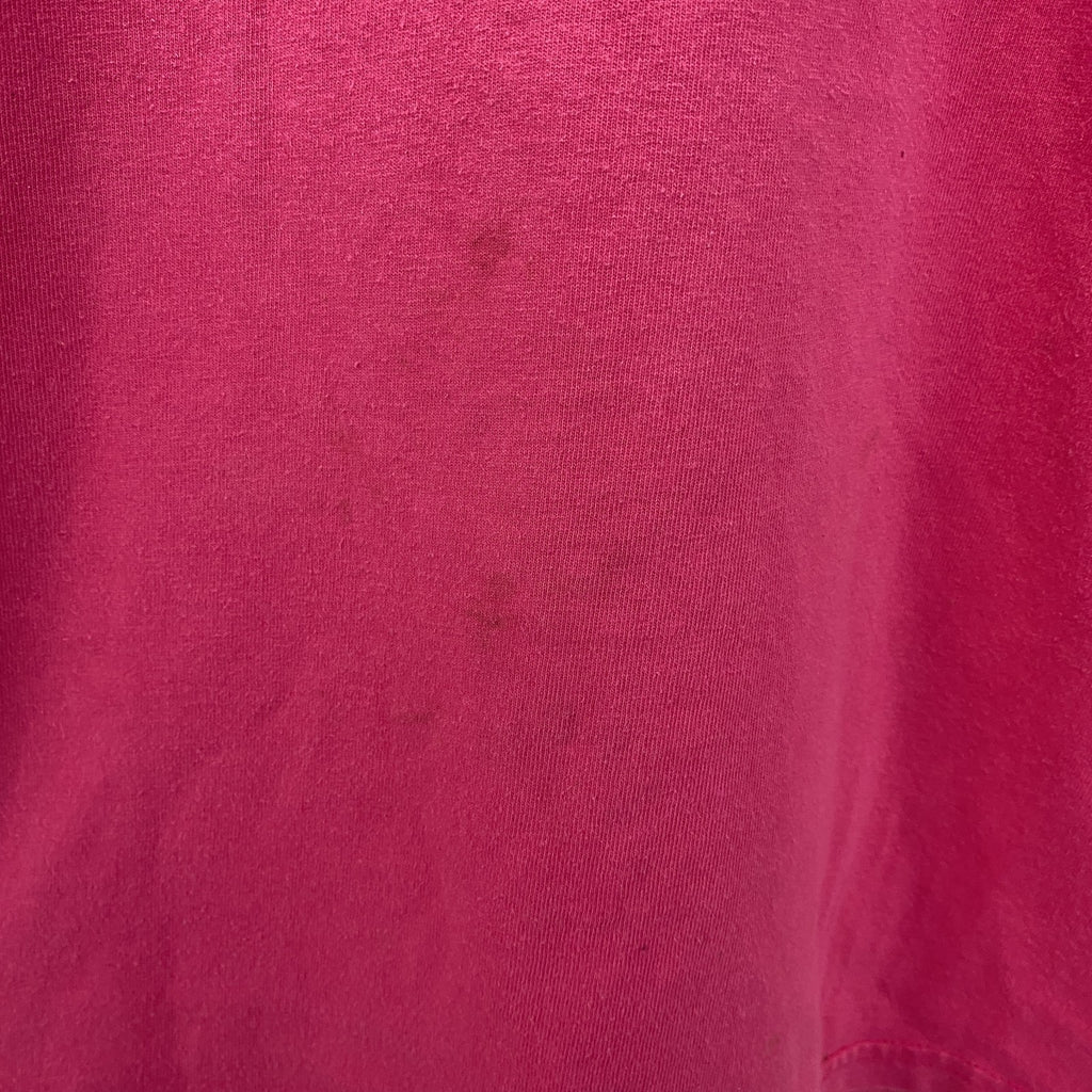 古着 used　GILDAN ギルダン　半袖プリントTシャツ　BAMA　レトロ　カジュアル　ピンク　クルーネック　Sサイズ