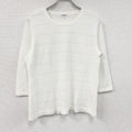 Pierre Cardin　ピエールカルダン　コットンニットセーター　白　ホワイト　アイボリー　42サイズ