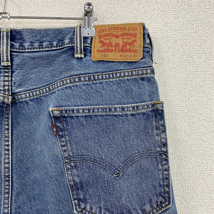 Levi’ｓ　リーバイス　550　デニムパンツ/ジーンズ　ジップフライ　縦落ち　インディゴ　W40サイズ