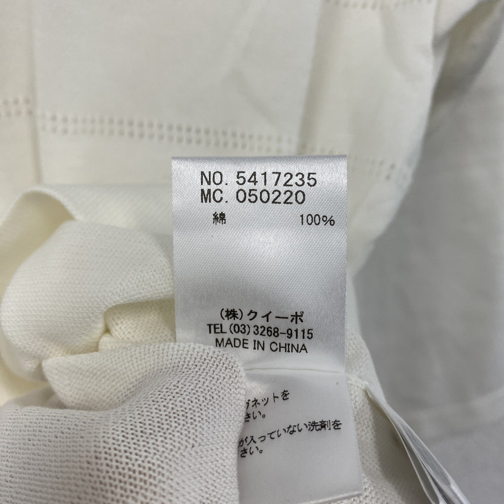 Pierre Cardin　ピエールカルダン　コットンニットセーター　白　ホワイト　アイボリー　42サイズ