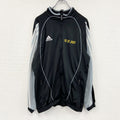adidas　アディダス　トラックジャケット/ジャージ　パフォーマンスロゴ　黒　ブラック　Lサイズ