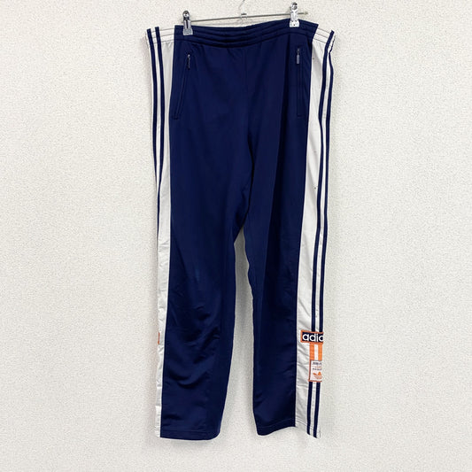 90s　adidas　アディダス　アディブレイクトラックパンツ　トレフォイルロゴ　ヴィンテージ　紺　ネイビー　Mサイズ