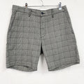 RVCA　ハーフパンツ/ショートパンツ　チェック柄　灰色　グレー　32サイズ