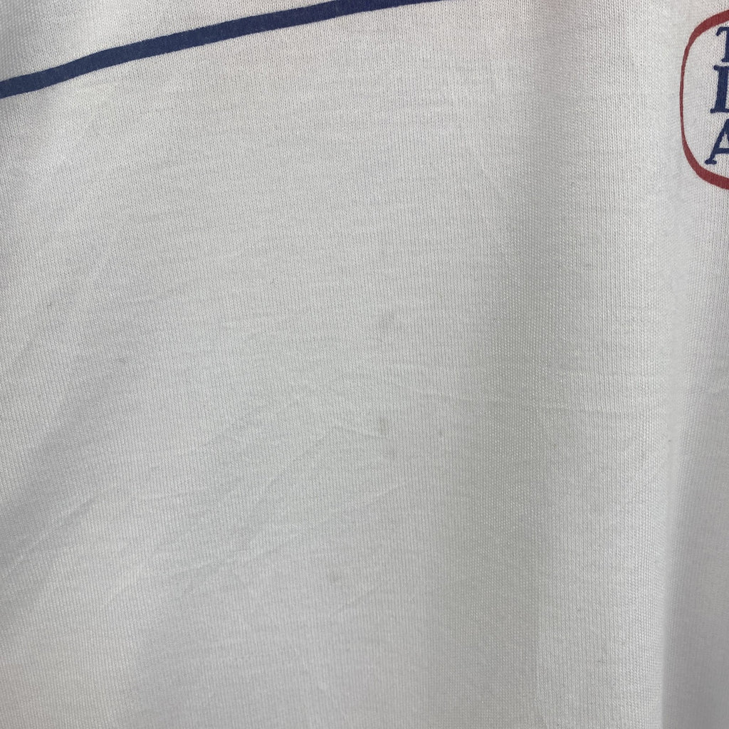 古着 used　Douth Boy　半袖プリントTシャツ　シングルステッチ　クルーネック　ヴィンテージ　白　ホワイト　Lサイズ