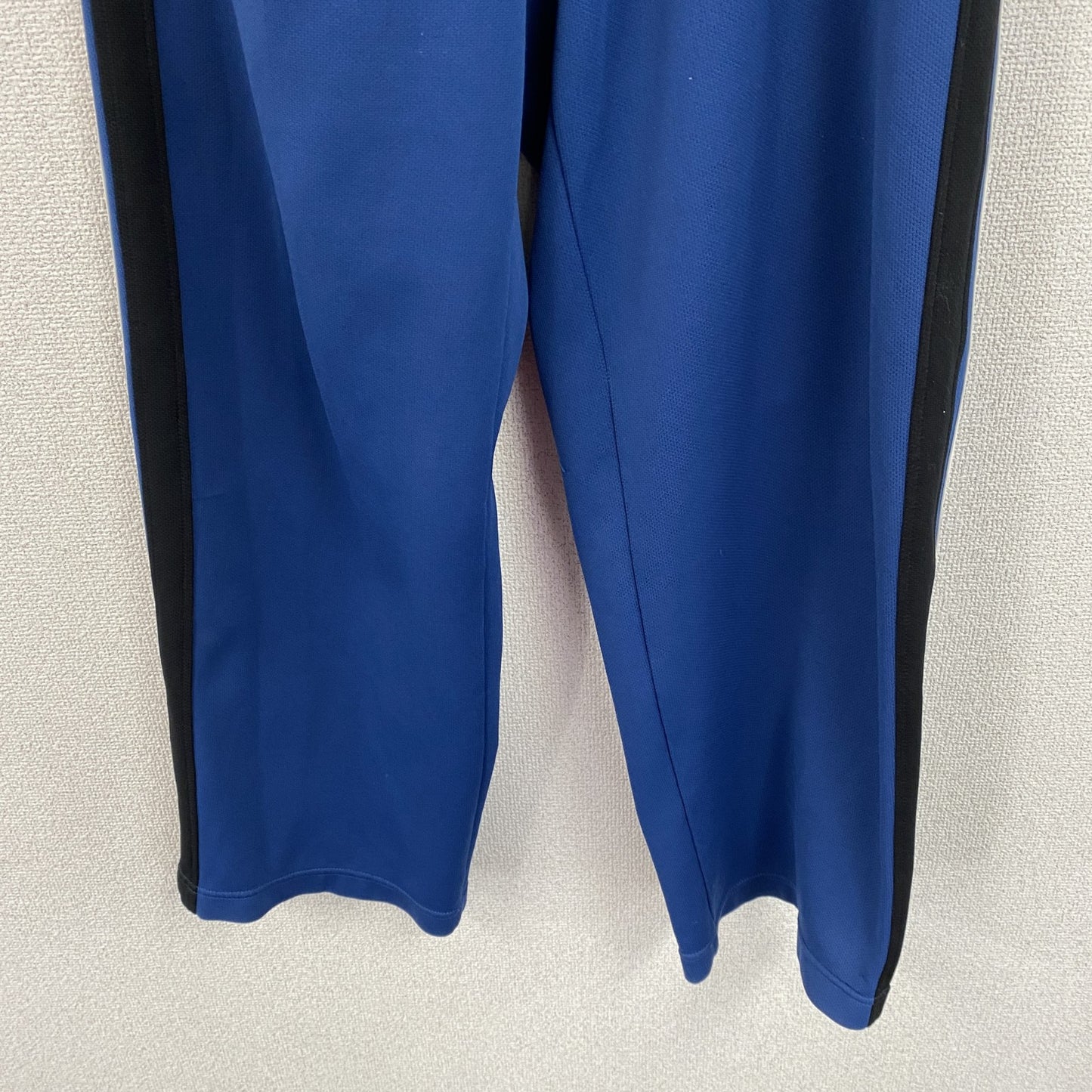 90s　NIKE　ナイキ　ジャージストレートパンツ　トラックパンツ/ジャージ　スウッシュ　青　ブルー　XLサイズ