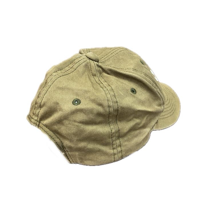 ALPHA INDUSTRIES　アルファインダストリーズ　キャップ　アーチプリント　4連プリント　刺繍ロゴ　ベージュ　57～59サイズ