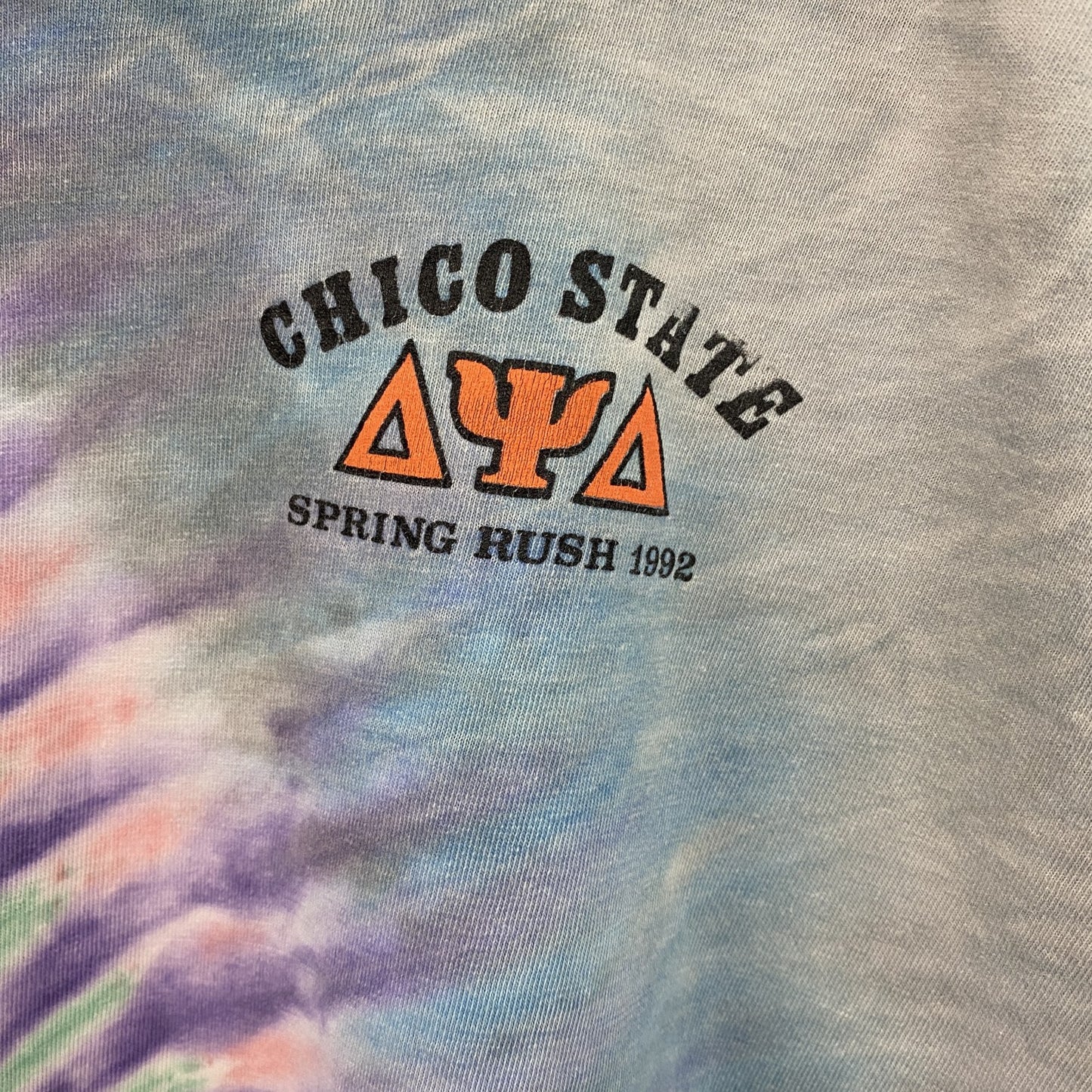 古着 used　ONEITA　半袖プリントTシャツ　90s　シングルステッチ　カジュアルデザイン　グレー　クルーネック　XLサイズ