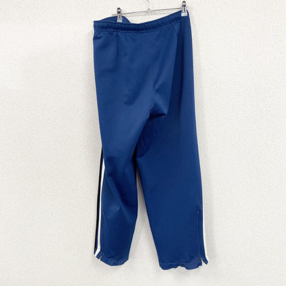 90s　NIKE　ナイキ　ジャージストレートパンツ　トラックパンツ/ジャージ　スウッシュ　青　ブルー　XLサイズ