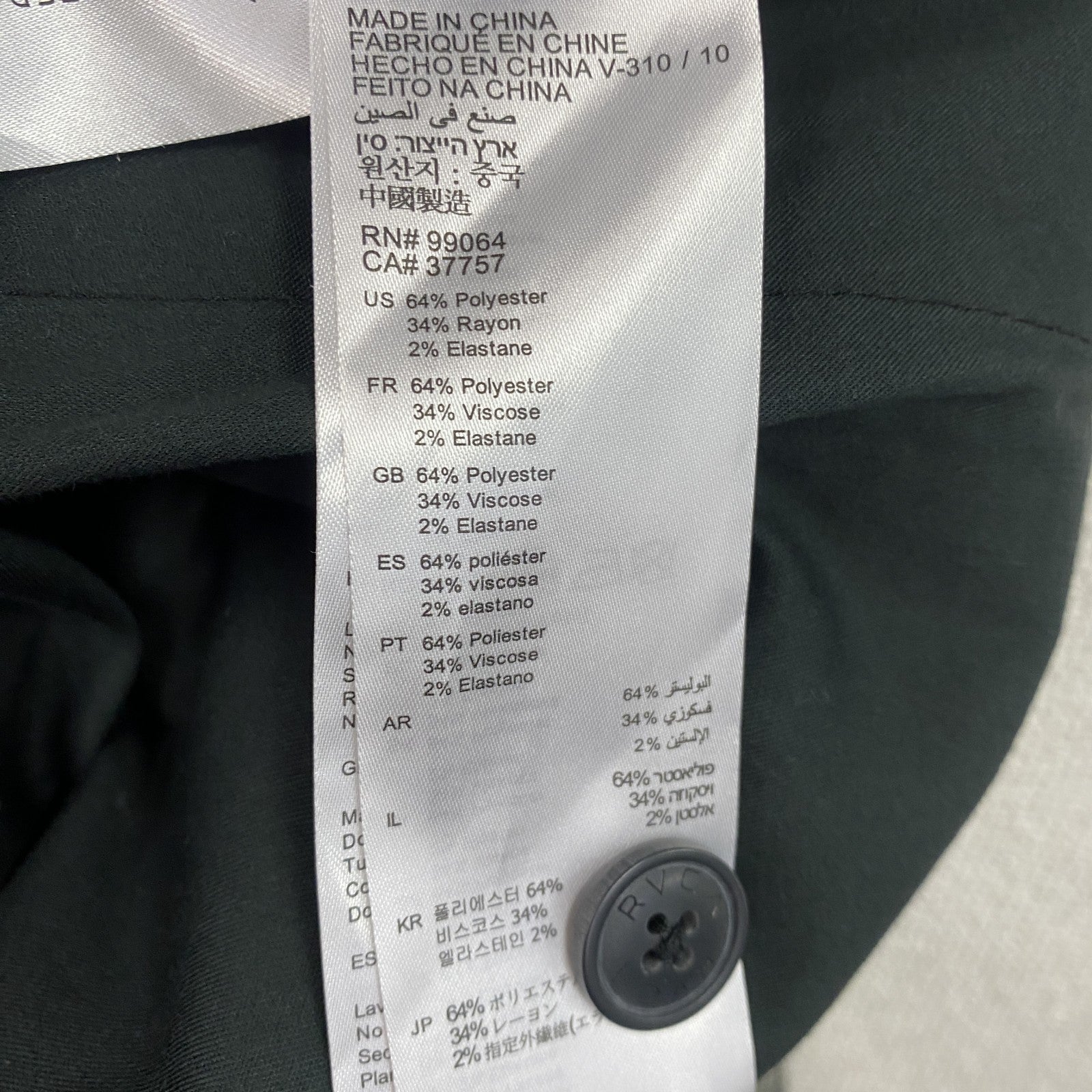 RVCA　ハーフパンツ/ショートパンツ　チェック柄　灰色　グレー　32サイズ