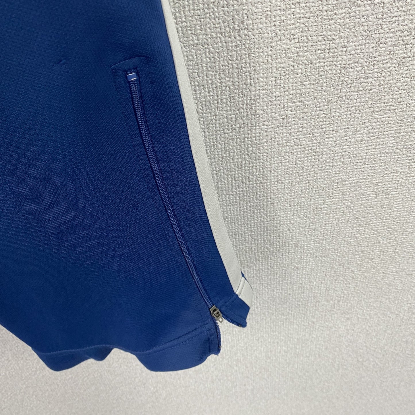 90s　NIKE　ナイキ　ジャージストレートパンツ　トラックパンツ/ジャージ　スウッシュ　青　ブルー　XLサイズ