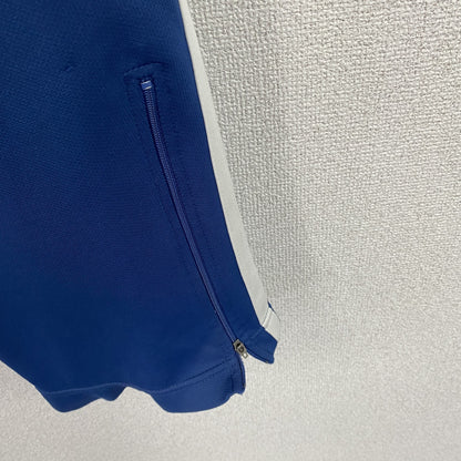 90s　NIKE　ナイキ　ジャージストレートパンツ　トラックパンツ/ジャージ　スウッシュ　青　ブルー　XLサイズ