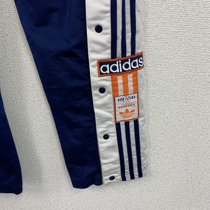 90s　adidas　アディダス　アディブレイクトラックパンツ　トレフォイルロゴ　ヴィンテージ　紺　ネイビー　Mサイズ