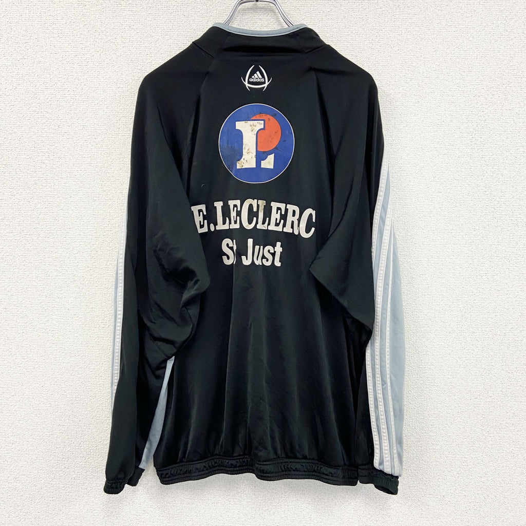 adidas　アディダス　トラックジャケット/ジャージ　パフォーマンスロゴ　黒　ブラック　Lサイズ