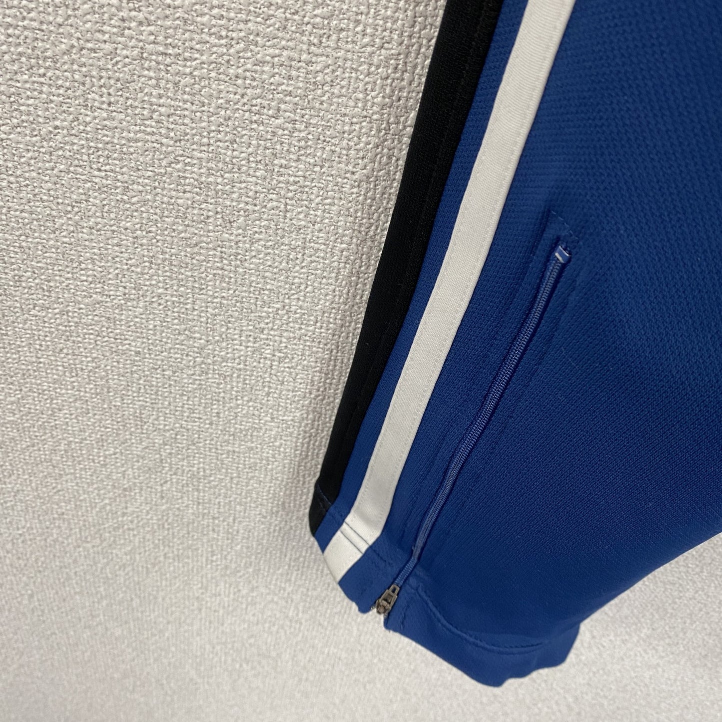 90s　NIKE　ナイキ　ジャージストレートパンツ　トラックパンツ/ジャージ　スウッシュ　青　ブルー　XLサイズ
