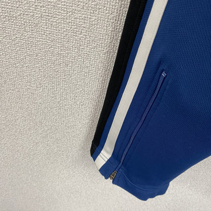 90s　NIKE　ナイキ　ジャージストレートパンツ　トラックパンツ/ジャージ　スウッシュ　青　ブルー　XLサイズ