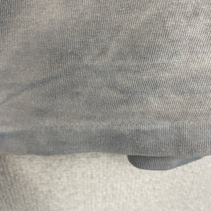古着 used　ONEITA　半袖プリントTシャツ　90s　シングルステッチ　カジュアルデザイン　グレー　クルーネック　XLサイズ
