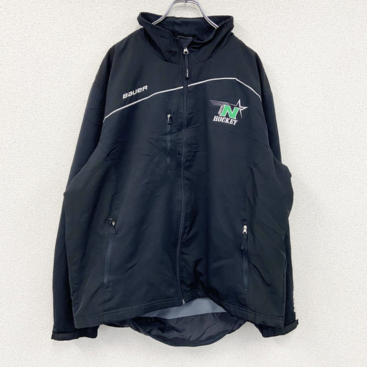 BAURR TEAM　フルジップジャケット　ウィンドブレーカー　黒　ブラック　XLサイズ