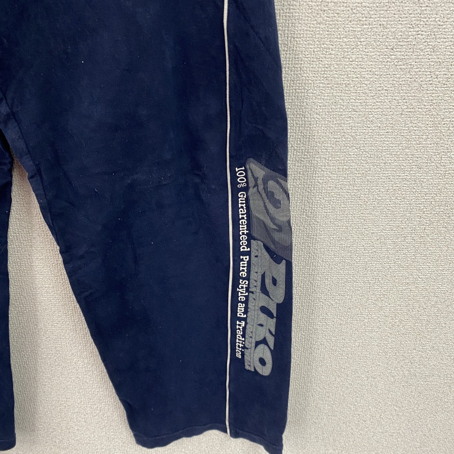 PIKO　ピコ　トラックパンツ/ジャージ　スウェットパンツ　デカロゴ　紺　ネイビー　LLサイズ