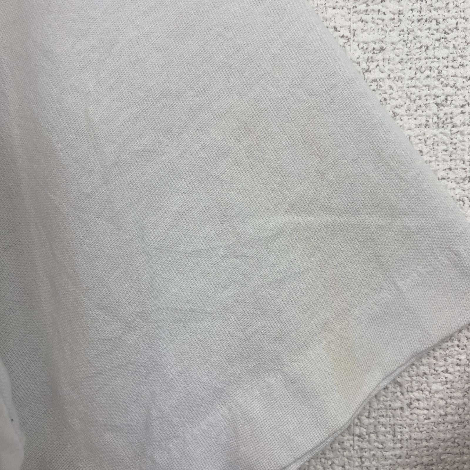 古着 used　半袖アニマルプリントTシャツ　シングルステッチ　クルーネック　ヴィンテージ　犬　ボストンテリア　白　ホワイト