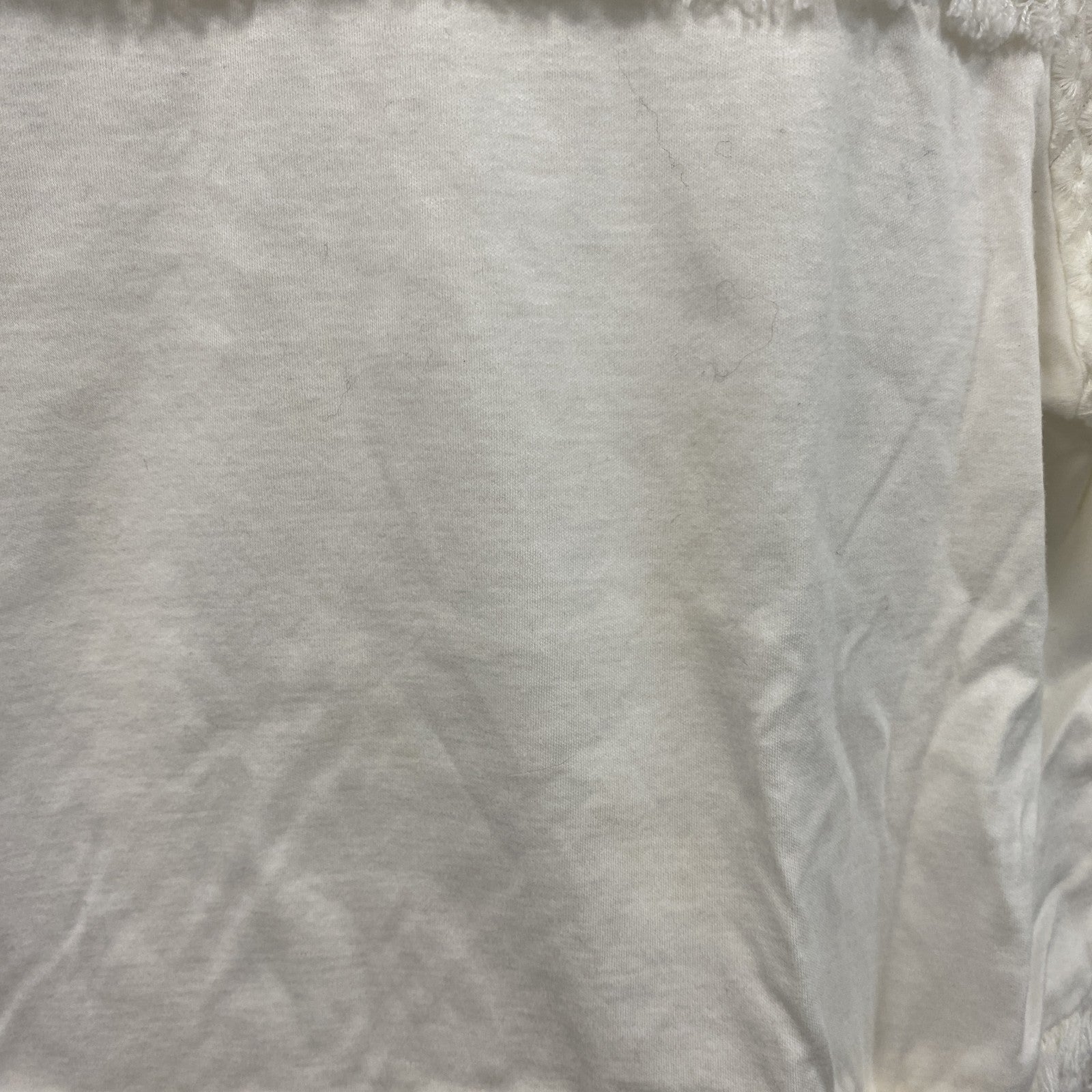 SCAPA　スキャパ　フリル半袖Tシャツ　白　ホワイト　42サイズ