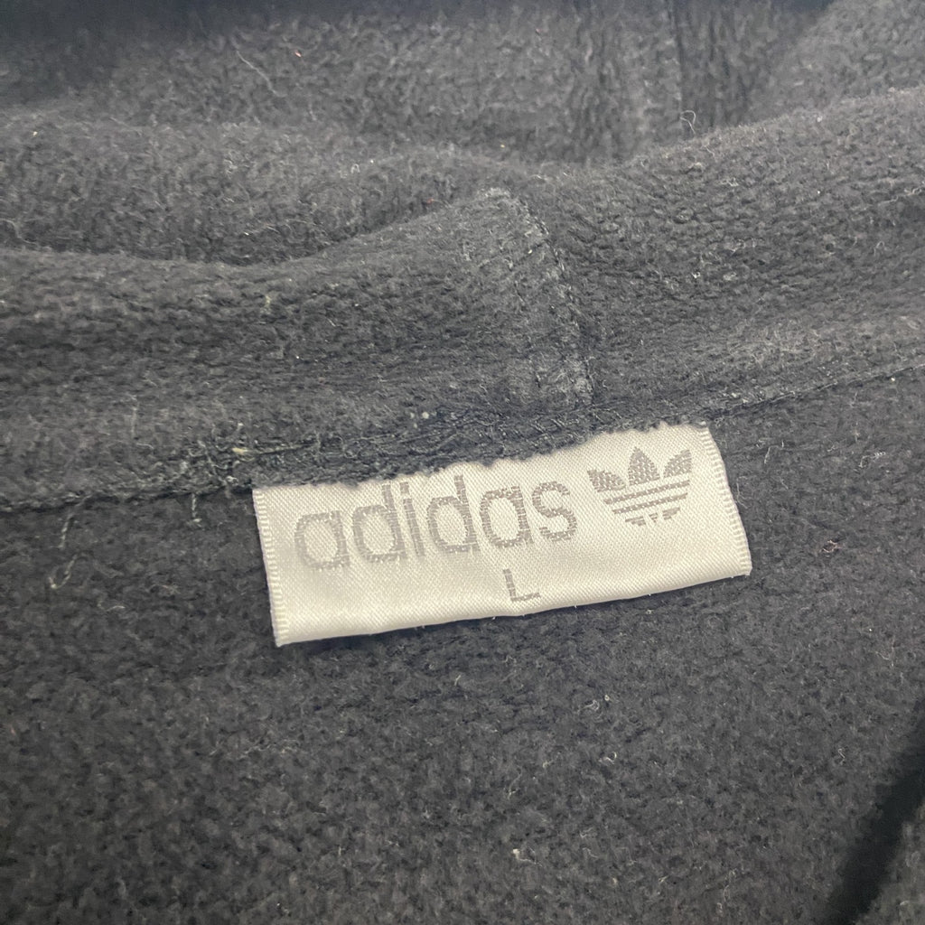 adidas　アディダス　スウェットパーカー/フーディー　黒　ブラック　Lサイズ　