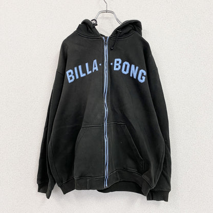 BILLABONG　ビラボン　フルジップスウェットパーカー/フーディー　黒　ブラック　Mサイズ