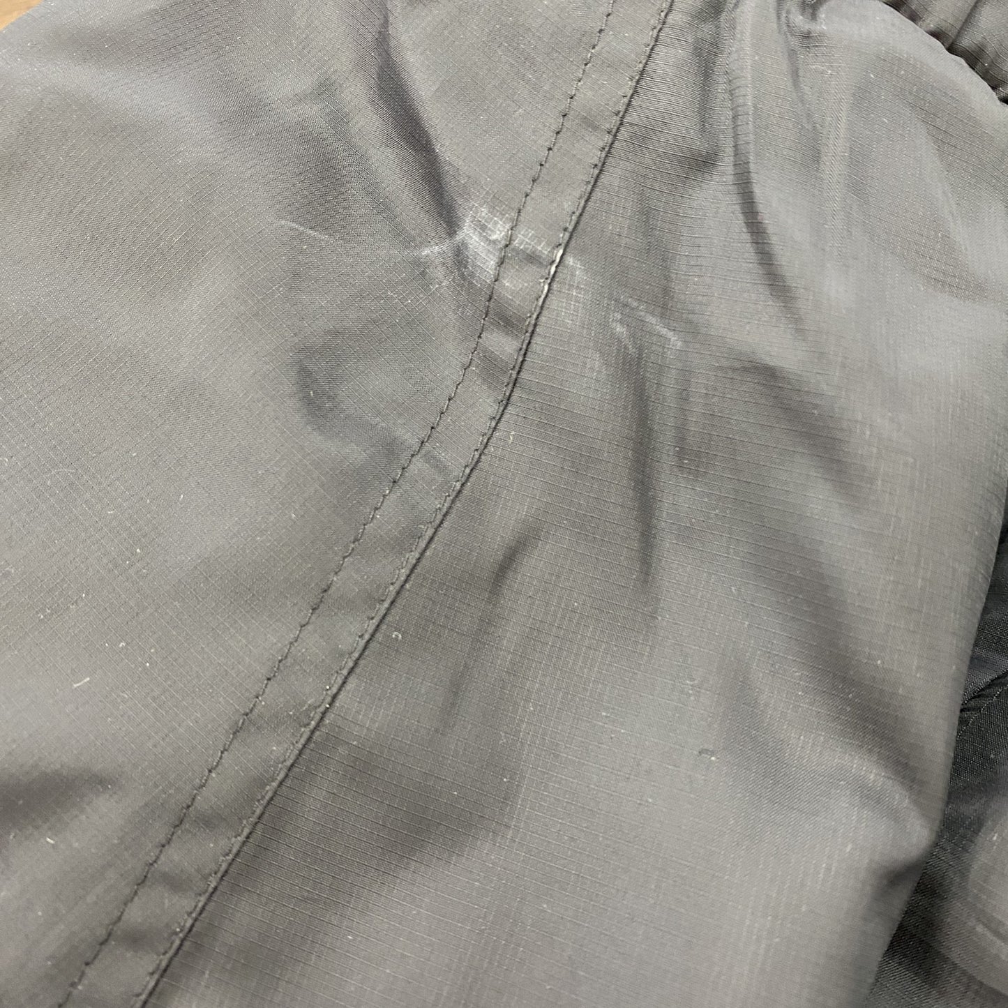～00s　OLD UNIQLO　オールドユニクロ　フルジップジャケット　中綿入り　比翼仕立て　黒　ブラック　Sサイズ