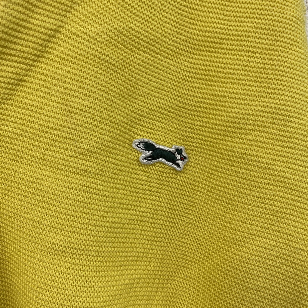 THE FOX COLLECTION　ザフォックスコレクション　アクリルニットカーディガン　黄色　イエロー　Lサイズ
