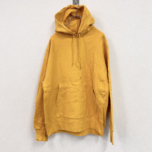 Champion　チャンピオン　リバースウィーブ　スウェットパーカー/フーディー　完全目無し　黄色　イエロー　Mサイズ