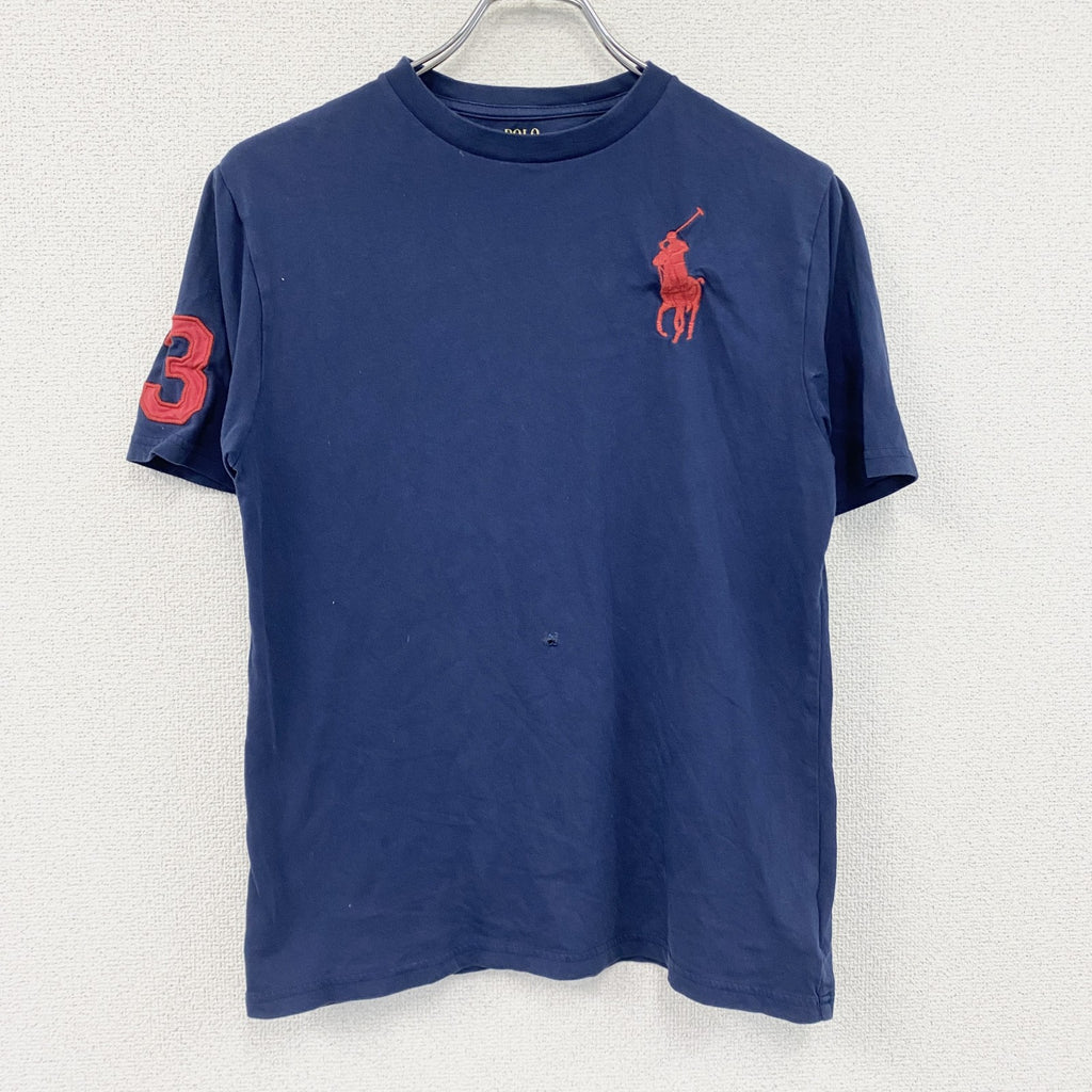 POLO RALPH LAUREN　ラルフローレン　半袖Tシャツ　ロゴ刺繡　紺　ネイビー　160サイズ
