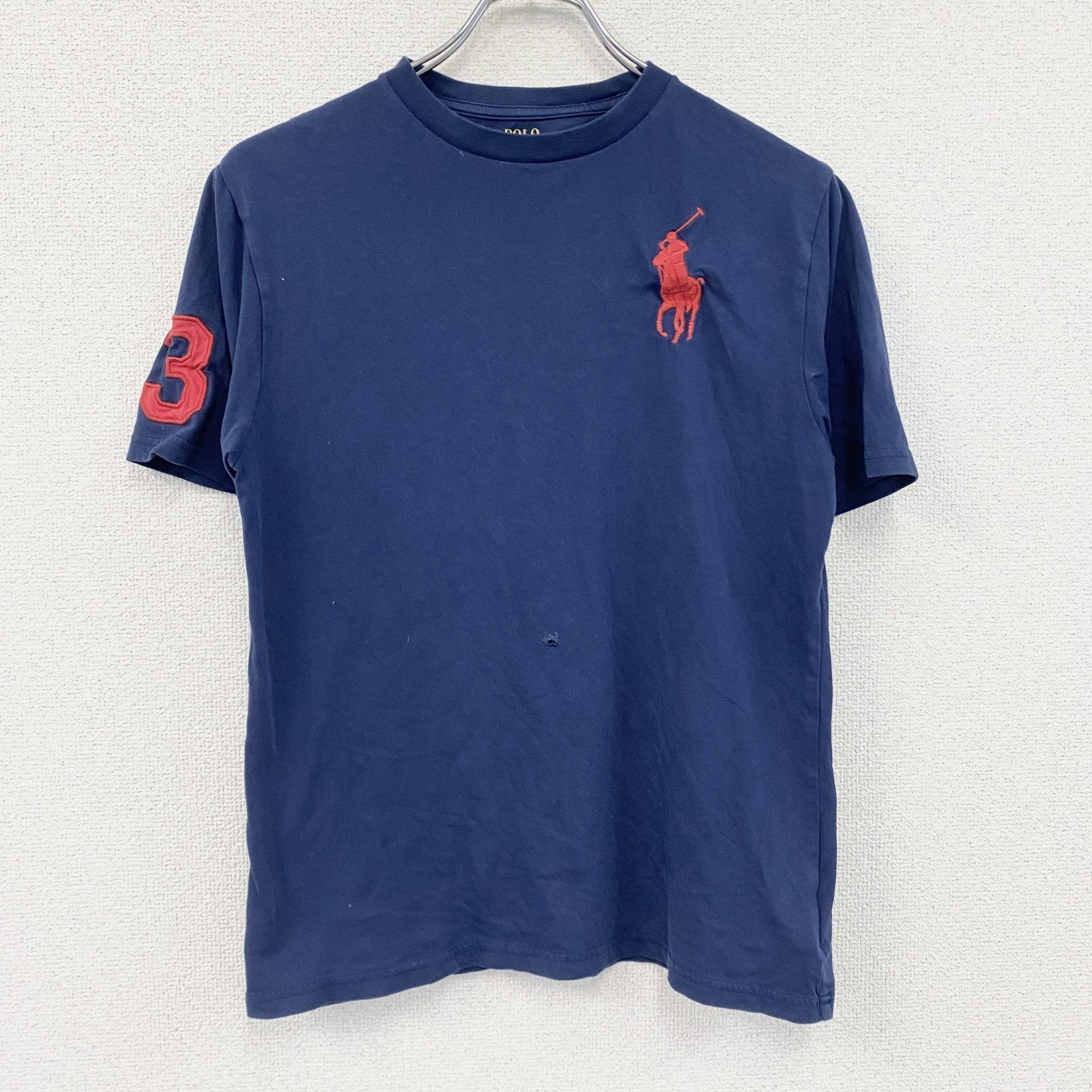 POLO RALPH LAUREN　ラルフローレン　半袖Tシャツ　ロゴ刺繡　紺　ネイビー　160サイズ