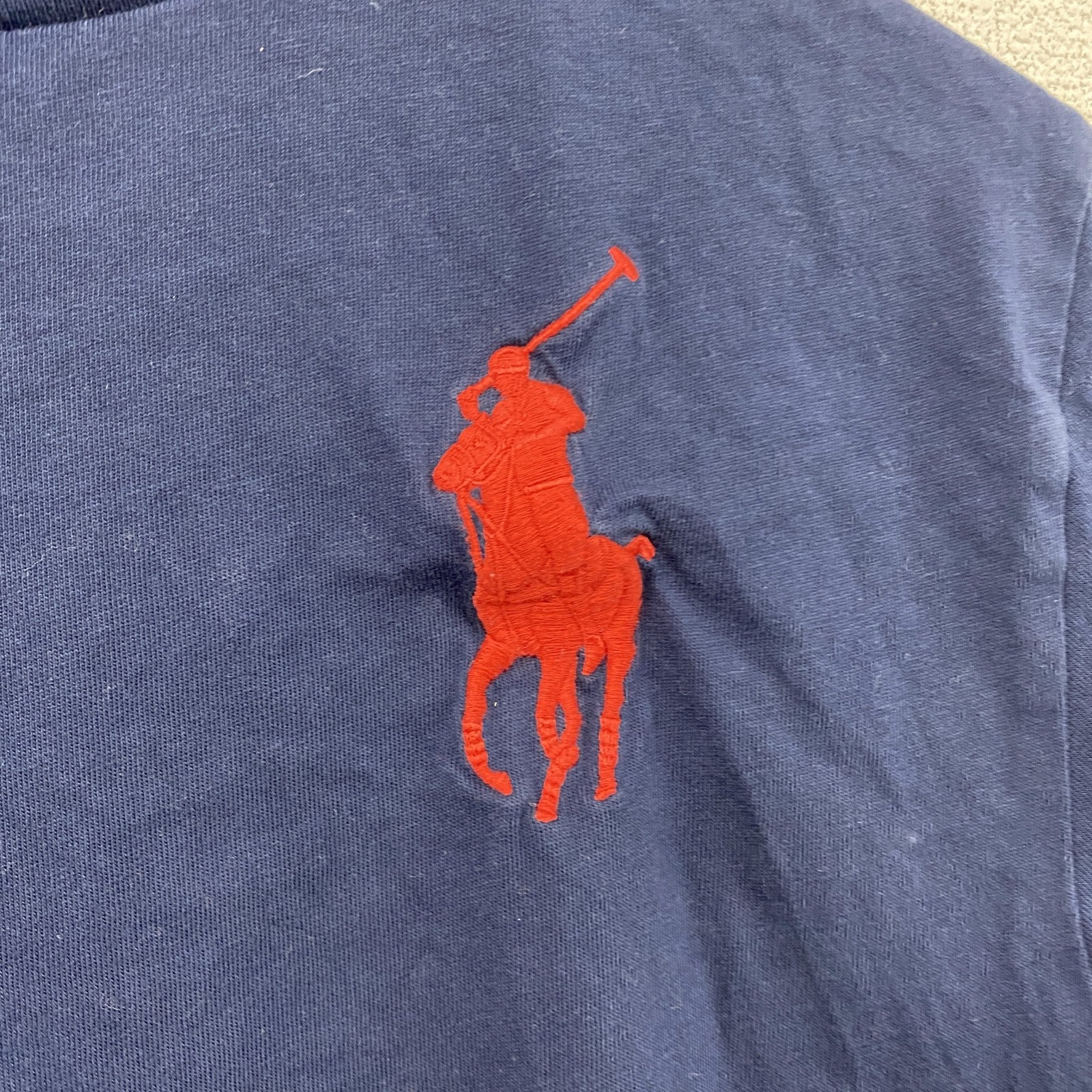 POLO RALPH LAUREN　ラルフローレン　半袖Tシャツ　ロゴ刺繡　紺　ネイビー　160サイズ