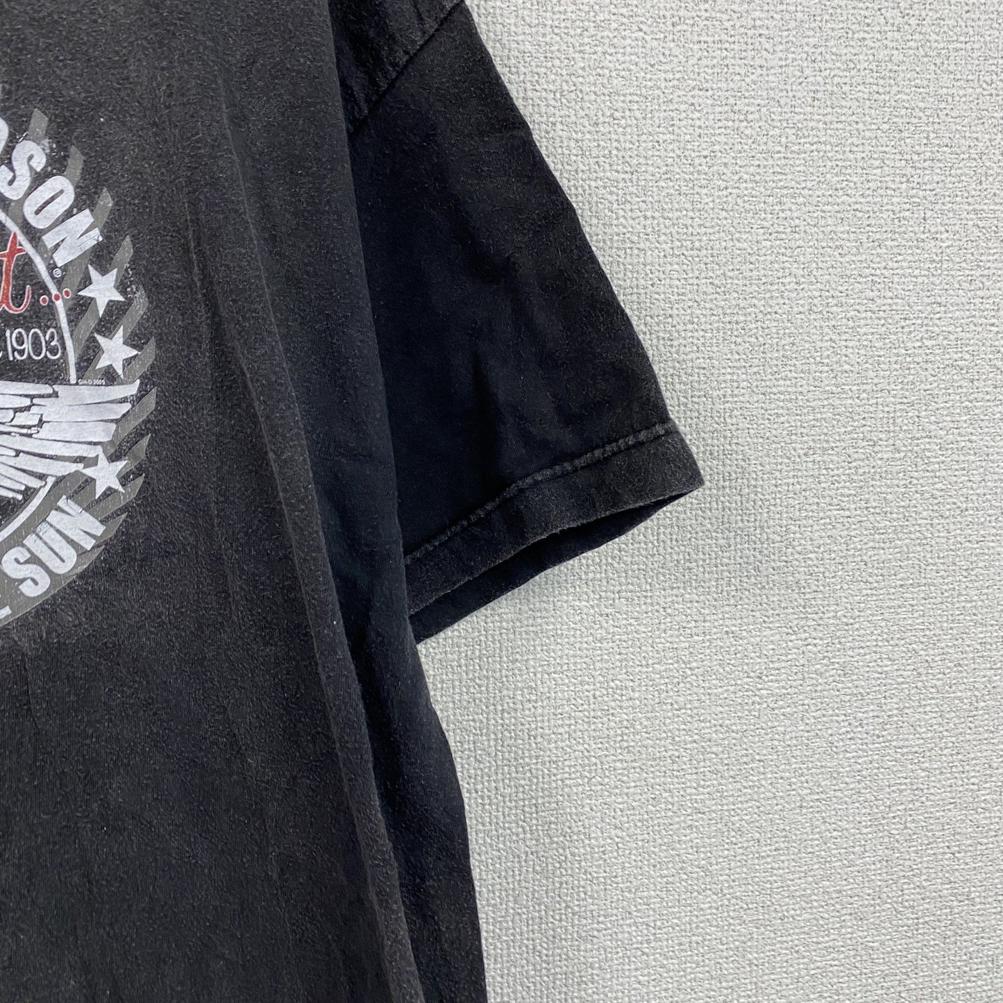 ～00s　HARLEY DAVIDSON　ハーレーダビッドソン　半袖Tシャツ　ヴィンテージ　黒　ブラック　