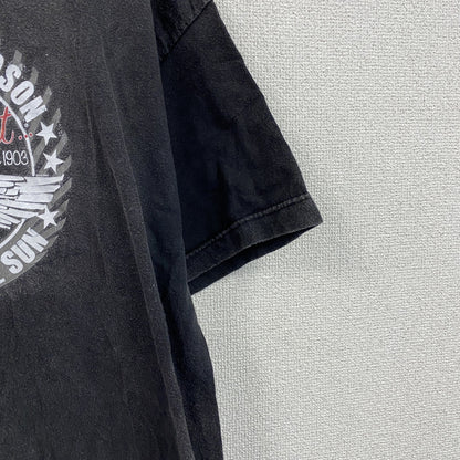 ～00s　HARLEY DAVIDSON　ハーレーダビッドソン　半袖Tシャツ　ヴィンテージ　黒　ブラック　