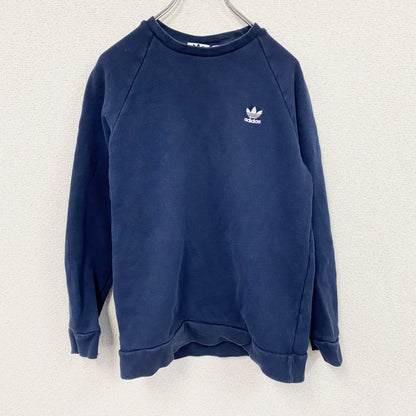 adidas　アディダス　スウェット/トレーナー　トレフォイルロゴ　紺　ネイビー　Mサイズ