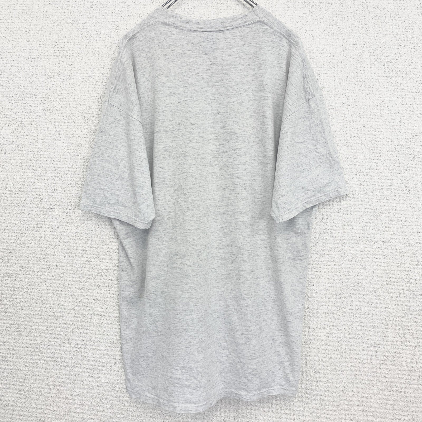 古着 used　JERZEES　半袖プリントTシャツ　レトロデザイン　クルーネック　ミネソタ　ライトグレー　XLサイズ