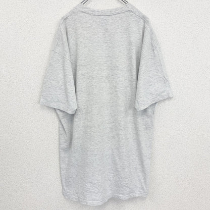 古着 used　JERZEES　半袖プリントTシャツ　レトロデザイン　クルーネック　ミネソタ　ライトグレー　XLサイズ