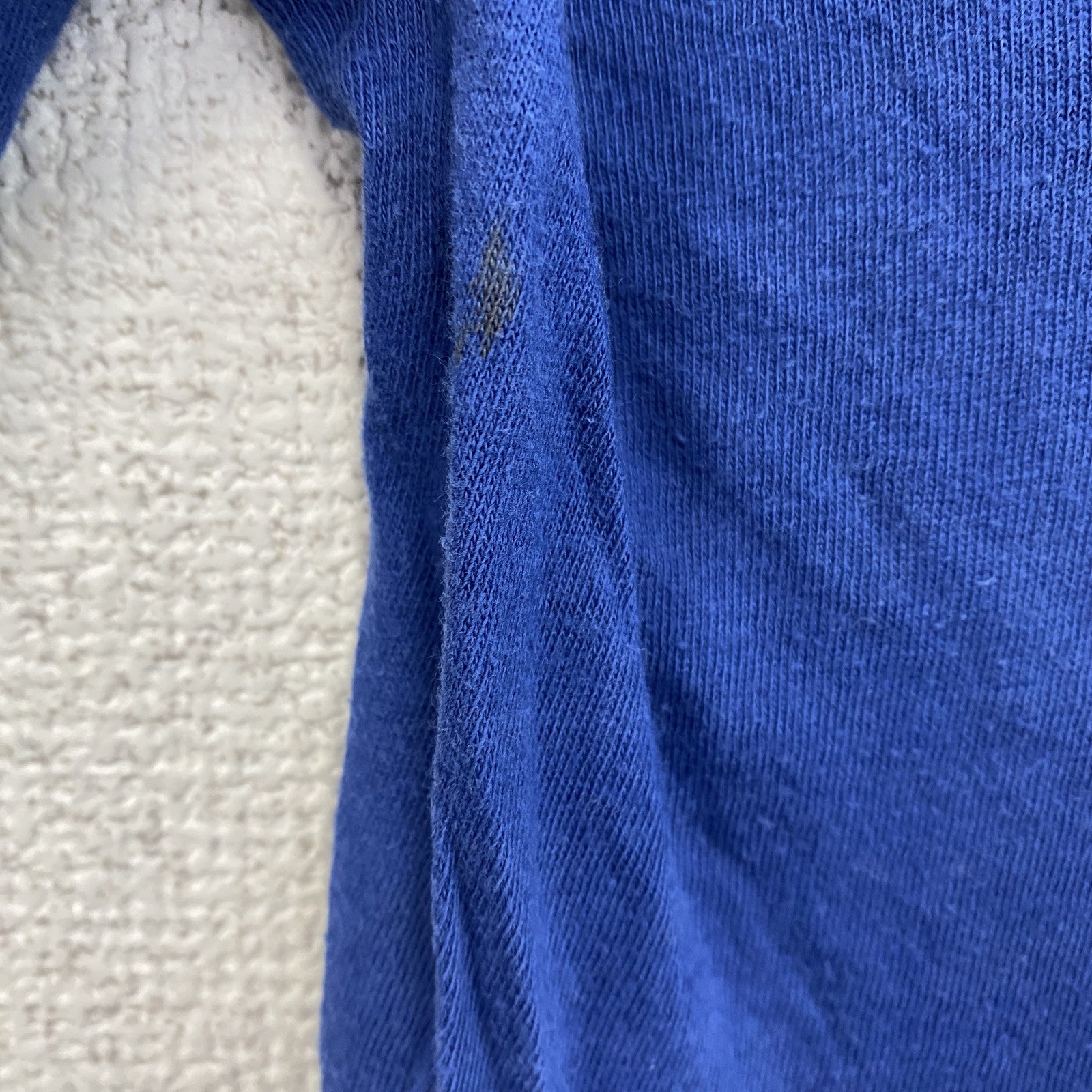 ～90s　SECO　半袖プリントTシャツ　Wilson　シングルステッチ　デカロゴ　ヴィンテージ　青　ブルー　Sサイズ