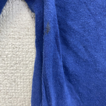 ～90s　SECO　半袖プリントTシャツ　Wilson　シングルステッチ　デカロゴ　ヴィンテージ　青　ブルー　Sサイズ