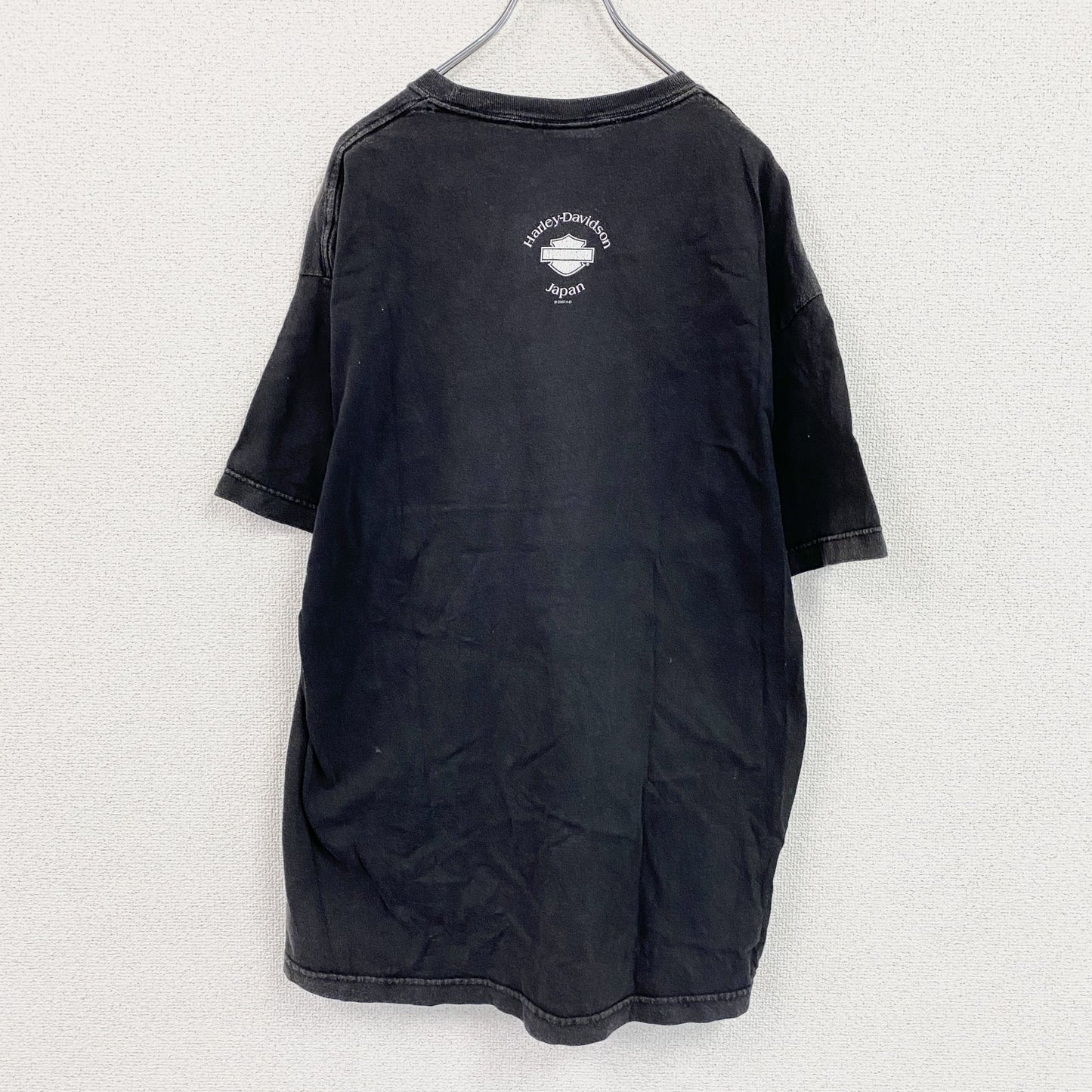 ～00s　HARLEY DAVIDSON　ハーレーダビッドソン　半袖Tシャツ　ヴィンテージ　黒　ブラック　