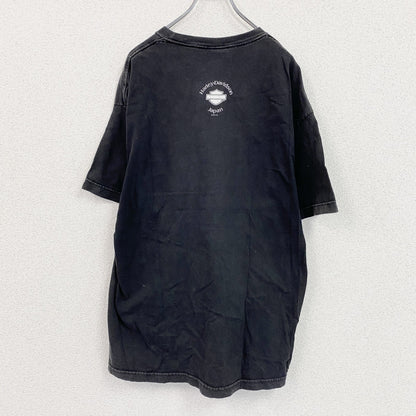 ～00s　HARLEY DAVIDSON　ハーレーダビッドソン　半袖Tシャツ　ヴィンテージ　黒　ブラック　